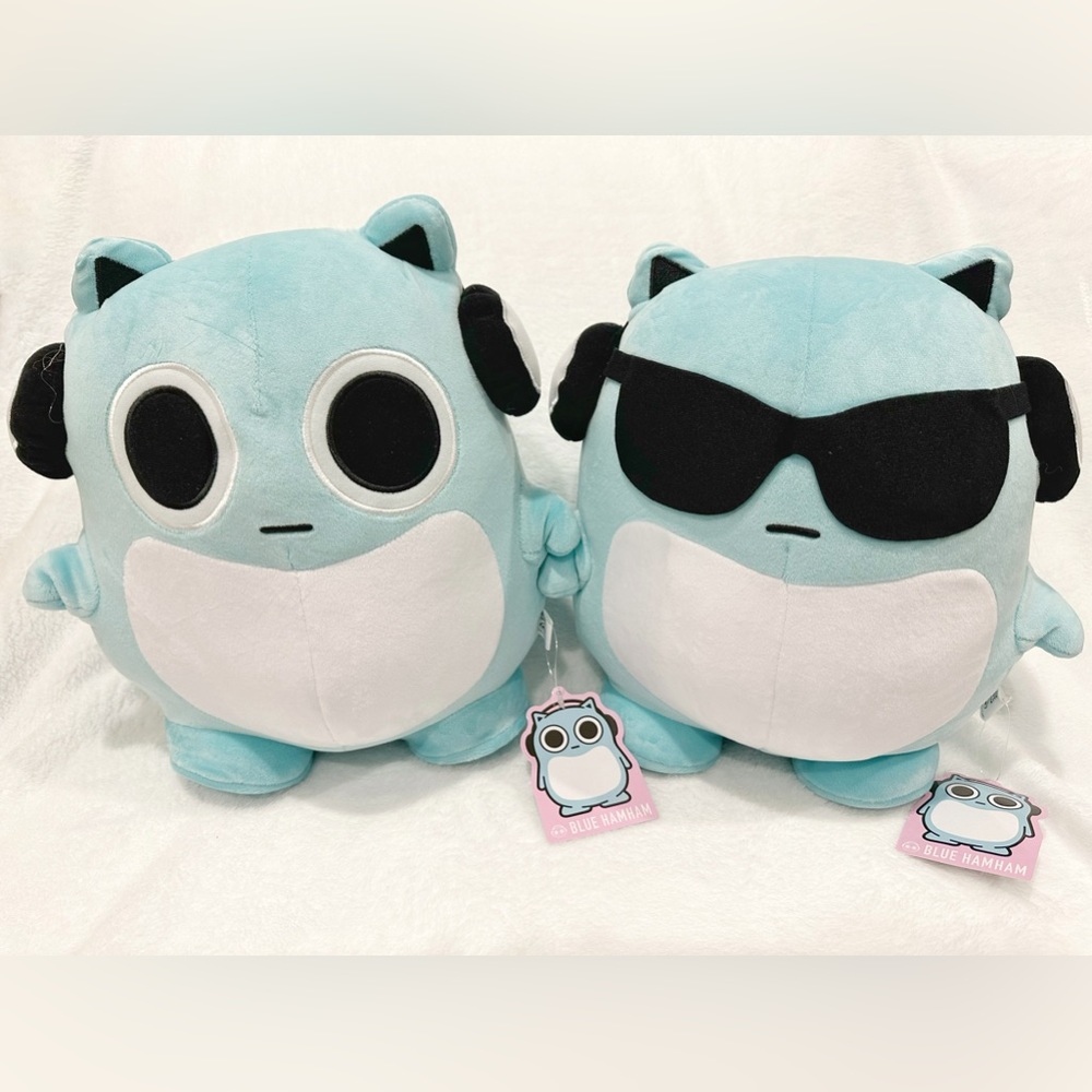 Blue Ham Ham - Set of Two - Soft Big Plushy